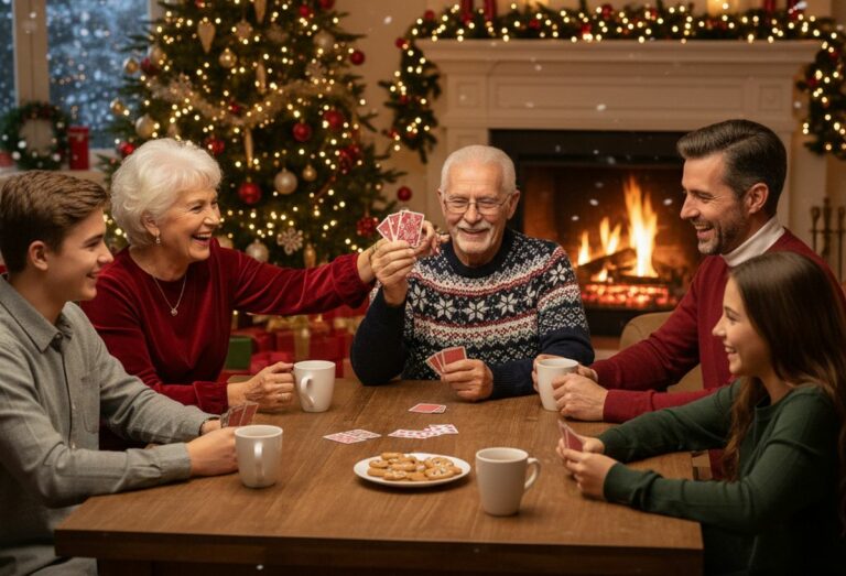 Jeu de carte Noël : Les meilleurs jeux pour animer les soirées festives en famille