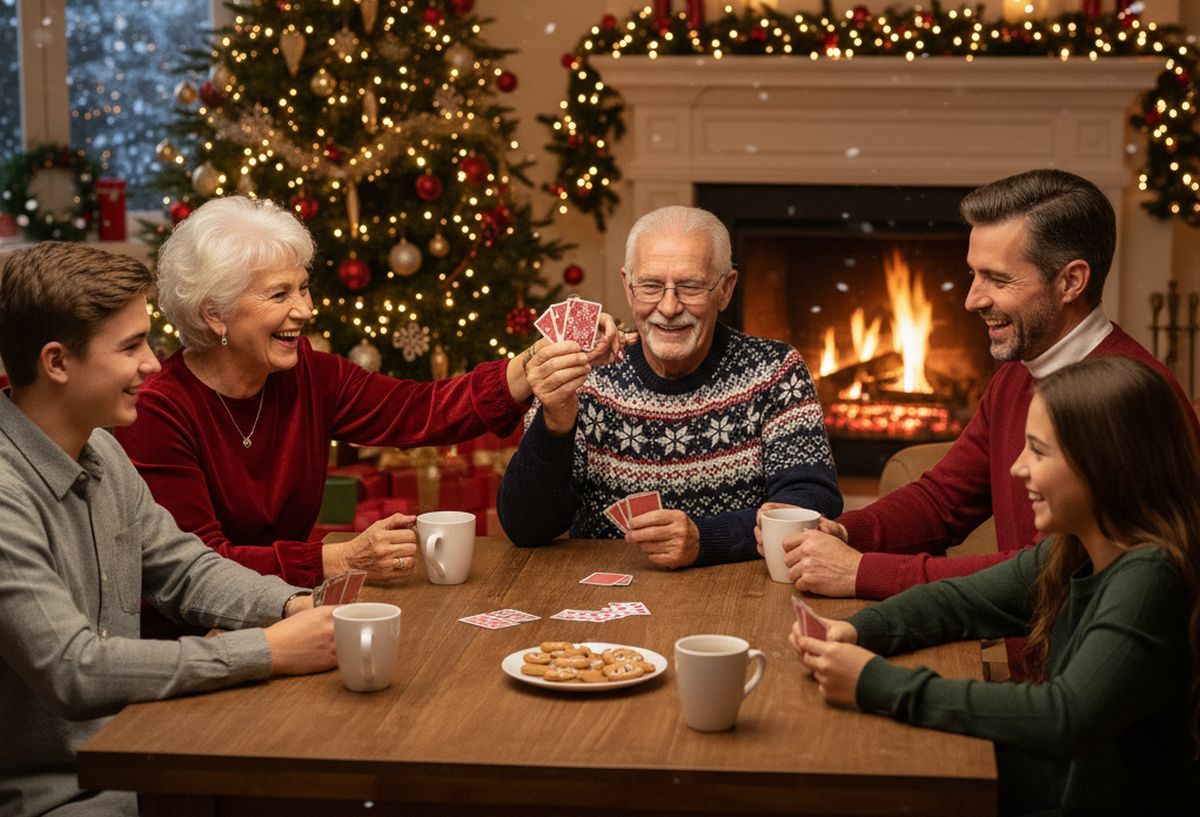 Jeu de carte Noël Les meilleurs jeux pour animer les soirées festives en famille